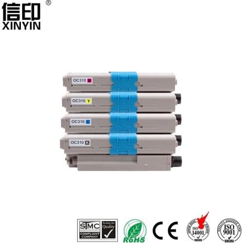 XColor C310DN C310 compatible toner cartridge for OKI C510 C530 C561 printer parts 44469801 44469803 44469805