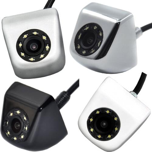 Factory CCD ccd Rearview Waterproof night 170 degree Wide Angle Luxur Car Rear View Camera Reversing Backup Camera 8LED