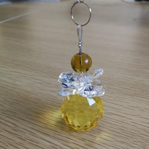 10Sets Crystal Glass Faceted Ball Chandelier Parts Pendant Bead Curtain Window Suncatcher Fengshui Crafts DIY Home Hanging Decor