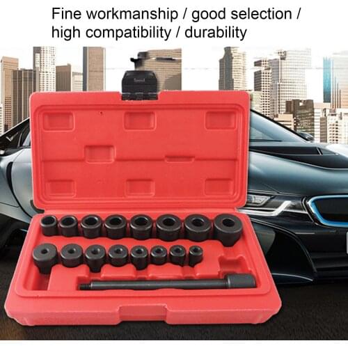 17Pcs Universal Centering Mandrel Clutch Alignment Tool Kit Installing Accessory