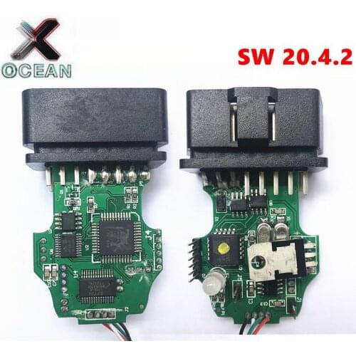 20.4.2 Diagnostic Cable 1st Green PCB ATMEGA162 MCP2515 FTDI FT232RL ATMEL740 Chip 1st SW 20.4 FW 19.6.1 OBD2 USB Interface