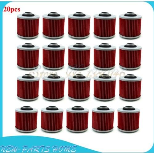 20pcs Oil Filters For Yamaha XV250 XV500 XV 750 1000 Virago XV535 SR 250 500 XT 400 TT XT500 SRX400 YD250 SR500