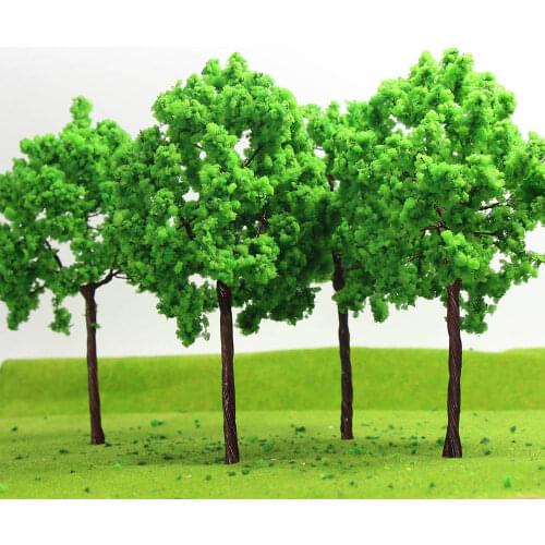 4PCS Iron wire Model Trees G HO 16cm model railroad trees 16090 terrarium miniatures model building kits 1:25-1:300 tree