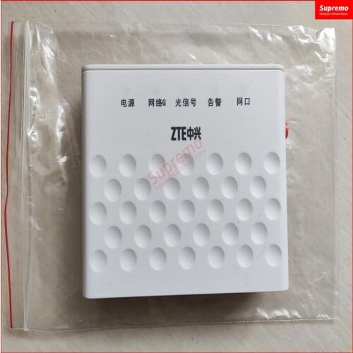 Free Shipping 20pcs F601 second hand 100% Original 1GE ONT ONU GPON optic line termical gpon terminal Interface English version