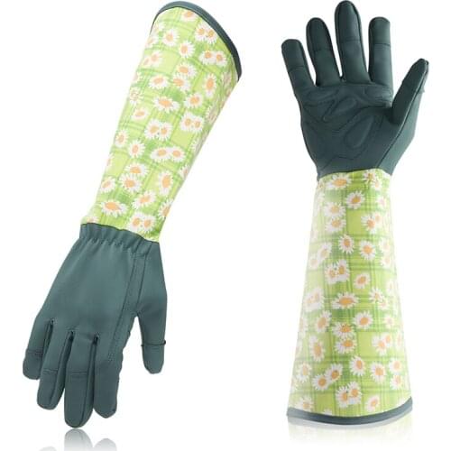 Long Gardening Gloves Plant Pruning Thorn Proof Garden Gloves with Long Forearm Protection Gauntlets Unisex XH8Z