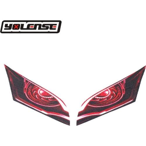 For HONDA CBR600RR CBR 600RR CBR600 RR 2007-2012 Motorcycle Accessories 3D Front Fairing Headlight Sticker Guard