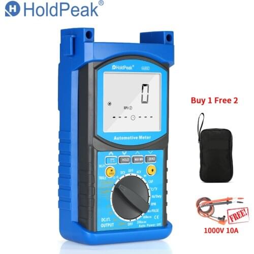 HP-6688D Digital Automotive Engine Analyzer Multimeter 6688D 1000V 20A Capacitance Resistance Diode Tester Voltmeter Ammeter