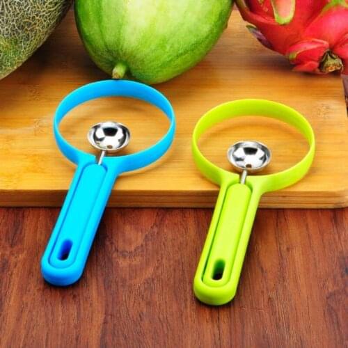 Kitchen Tableware Tool Gadgets PP Plastic Diy Fruit Melon Piqi Baller Watermelon Baller Dig Ball Scoop Spoon