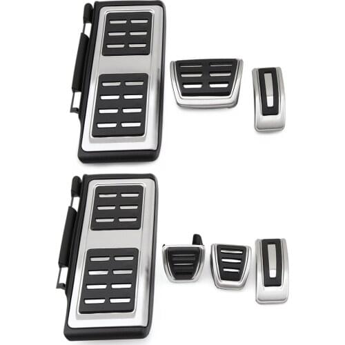 Stainless Steel Pedal For VW GOLF 7 GTi MK7 Lamando POLO A05 Passat B8 Skoda Rapid Octavia 5E 5F A7 2014+ Car Accessories
