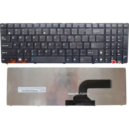SSEA New Free Shipping Laptop US Keyboard For Asus X53 X54H K54C N53 N60 N61 N71 N73S N73J P52 P52F P53S X53S A52J X55V X54H
