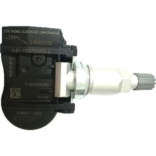 For Kia-Optima-Hyundai i20 Sorento ix20 Venga 52933-1J000 Brand New Tire Pressure Monitoring Sensor 433MHZ 529331J000
