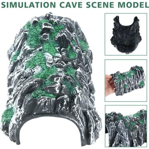 Plastic Railway Tunnel Model Scenery Tunnel Cave Compatible Rockery Tunnel Track Train Slot Railway Accessories Kids Gifts Toy