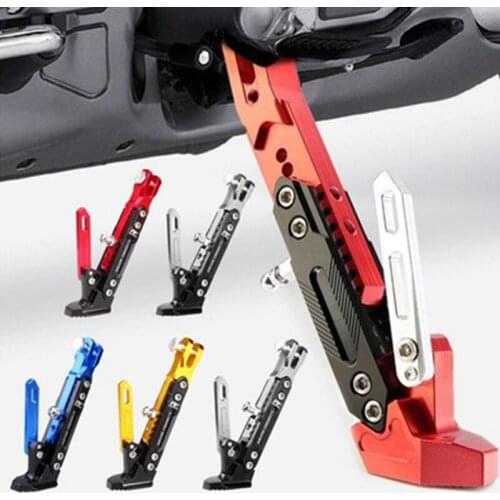 Motorcycle Adjustable CNC Metal Motorcycle Tripod Skir Side Bracket Durable Corrosion Resistant Motorcycle Bracket