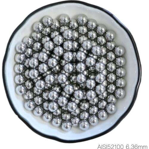 400pcs 6.36mm Hardened Chromium Chrome Steel Bearing Balls AISI 52100 G16 Precision