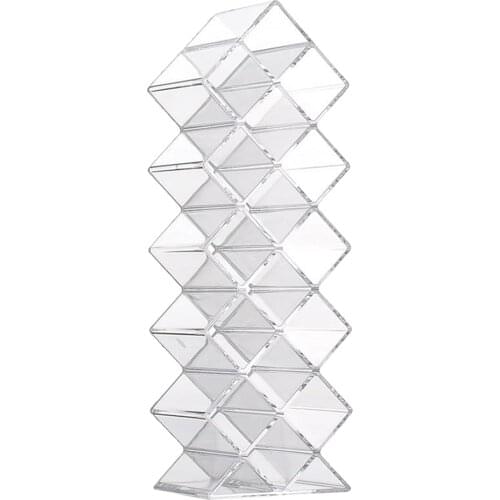 16 Compartment Makeup Lipstick Cosmetic Storage Display Rack