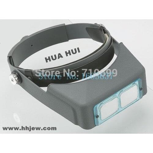 Free Shipping Magnifying ratio 2.5X Optical Glass Binocular Magnifier jeweler light tools, Loupes