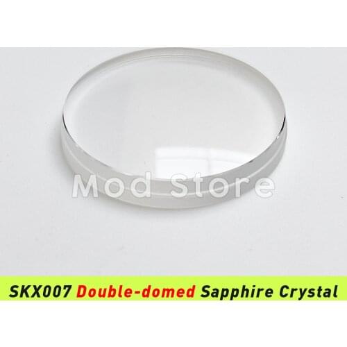 High Quality Double Domed Sapphire Crystal With Clear AR Coating Fit For Sloped Insert SKX007/SKX171/SRPD