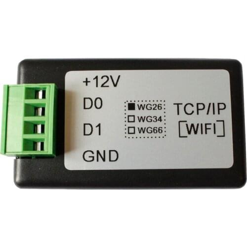 WIFI to WG Wiegand/Wiegand Converter Wiegand to WIFI Wiegand to Wireless WIFI to Wiegand