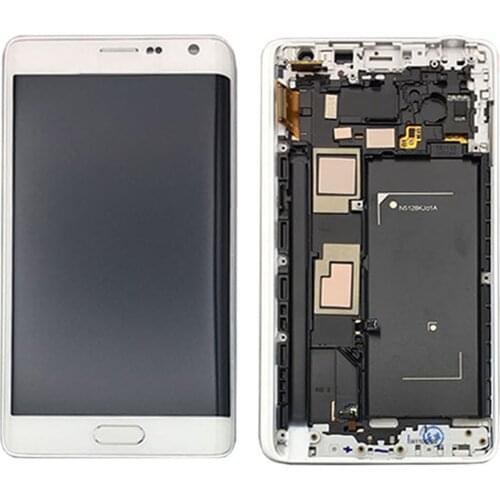 Sinbeda Super AMOLED LCD For SAMSUNG GALAXY Note4 Edge N915 N915FD N915F LCD Display Touch Screen Digitizer Assembly Replace