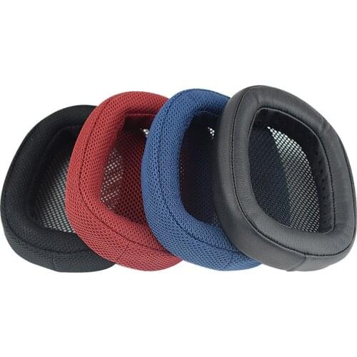 1 Pair Newest High Quality Earphone Replacement Foam Cushions for Logitech G433 G Pro Earpads Soft Earmuffs for Game Headphone