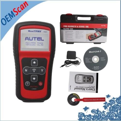 100% Original AUTEL MaxiTPMS TS401 TPMS Diagnostic and Service Tool Online Update and quick access to the faulty TPMS