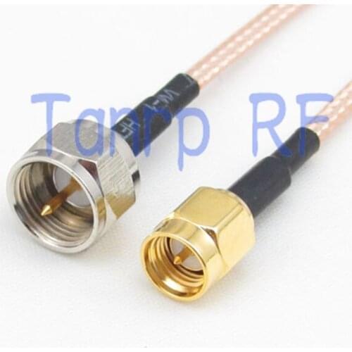 15CM Pigtail coaxial jumper cable RG316 extension cord 6inch F male plug to SMA male RF adapter connector