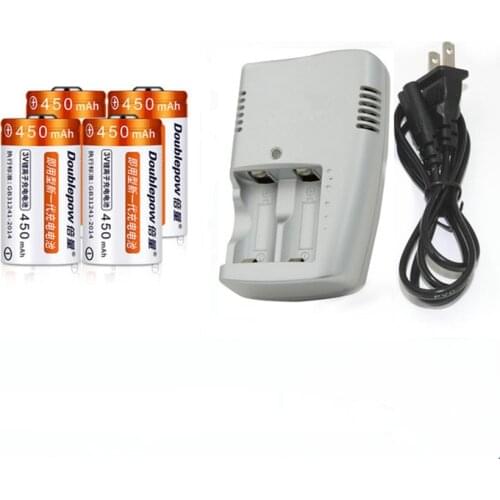 4pcs 1300mAh 3v CR123A rechargeable LiFePO4 battery lithium battery with CR123A charger