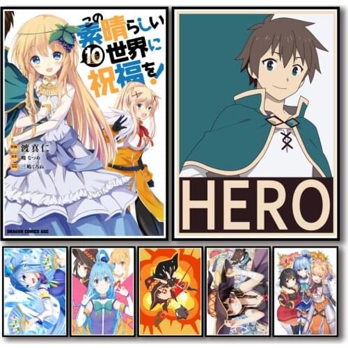 Diamond Painting Anime Kono Subarashii Sekai Ni Shukufuku Wo! Diamond Embroidery Cross Stitch Kits Room Decoration