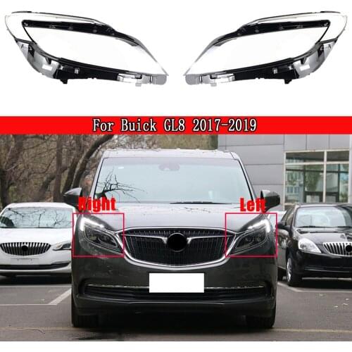 Car Headlight Cover Lens Glass Shell Front Headlamp Transparent Lampshade Auto Light Lamp For Buick GL8 2017-2019