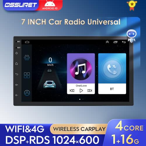 HIZPO Android 9.0 1GRAM+16GROM Car NAVIGATION TOUCH DISPALY Bluetooth /WIFI // Radio Video/ 4G SWC OBD2 /DAB/DVR/FREE MAP