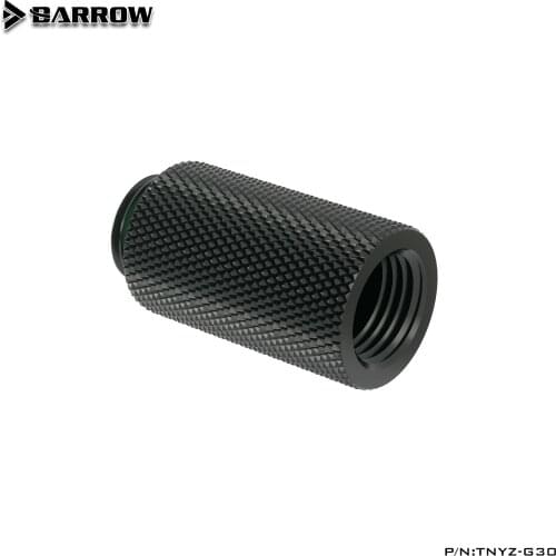 BARROW (Extend 30mm) Fitting G1/4'' M to F Extend Connect Adapter Male to Female Increase 30mm Length Connector Cooling System