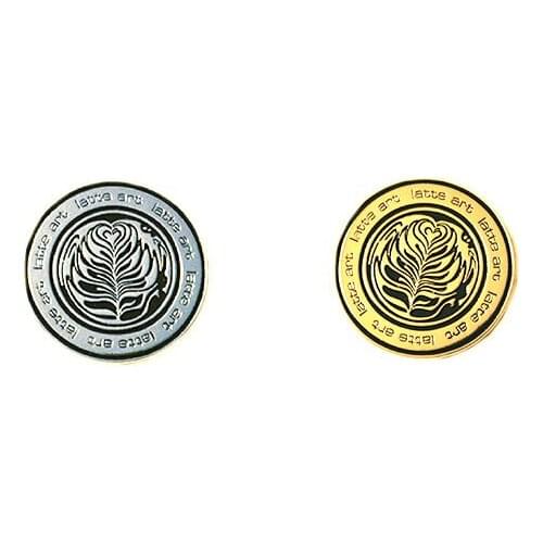 New Arrival Coffee Series Brooches Metal Lapel Pins Creative Vintage Latte Art Badges Women Men Clothing Backpack Decoration