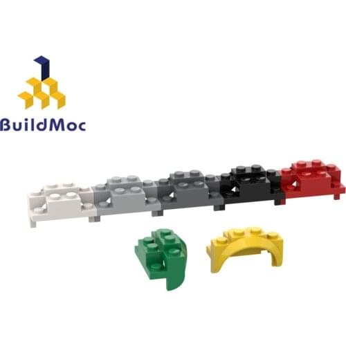 BuildMOC 35789 Sports Car Wheel Eyebrow For Building Blocks Parts DIY Construction Educational Creat