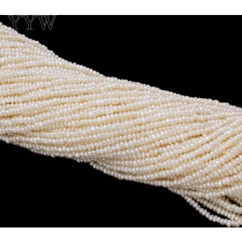 High Quality 2-3mm 100% Natural Freshwater Pearl Beads white Baroque Pearl Loose Beads For DIY Necklace Bracelat Jewelry Making