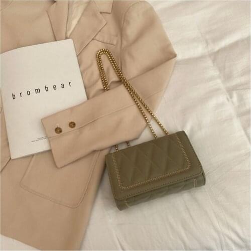 Designer Women Bag Shoulder Bag Crossbody Bag Handbag Purse Chain All-match Fashion Backpack 2021 New PU Leather Diamond Lattice