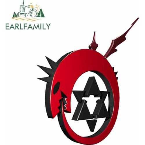 EARLFAMILY 13cm x 10.7cm for Fullmetal Alchemist Personality Creative VAN Car Stickers Fashion DIY Custom Printing Trunk Decal
