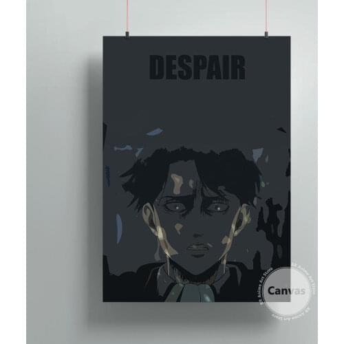 Canvas Anime Levi Attack on Titan Pictures Home Manga Decoration Paintings Poster HD Prints Wall Art Modular Living Room
