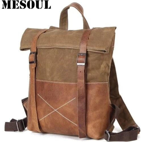 Мужские рюкзаки через плечо MESOUL China At AliExpress