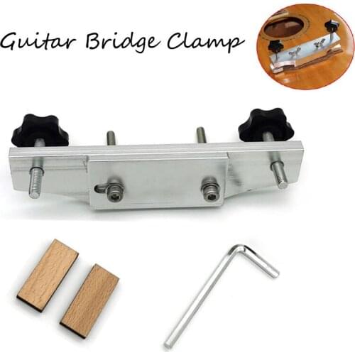 Metallic Wooden Guitar Piano Code Bonding Repair Fixture Bridge Debonding Luthier Tool Guitar Bridge Clamp