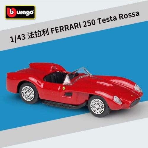 Bburago 1: 43 Ferrari 250 Testa Rossa rad alloy car model Collection Gift Decoration toy