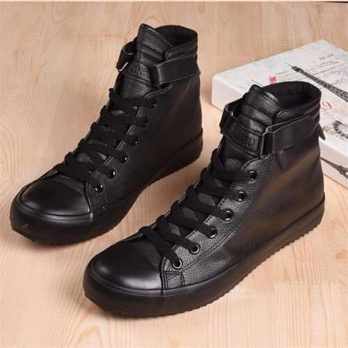 Hot High Quality Men Canvas Shoes Fashion High top Breathable Canvas Man Lace up Brand Shoes