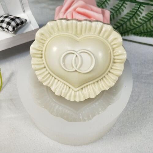 QT0264 PRZY Silicone Mold Baby Molds Heart-shaped Pillow Baby Soap Molds Gypsum Chocolate Candle Molds Soap Mould Clay Resin