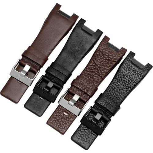 32mm Genuine leather bracelet watchband for diesel watch strap wristwatches band for DZ1216 DZ1273 DZ4246 DZ4247DZ287 watch band