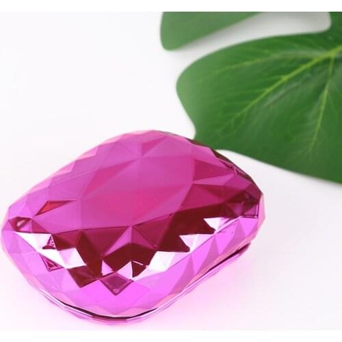 1pc Magic Anti-static Hair Brush Handle Tangle Detangling Comb Shower Electroplate Massage Comb Salon Hair Styling Tool