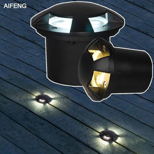 Led Underground Light Ip65 Outdoor Lamps 3w 5w Ac85v - 265v Buried Terrace Recessed Waterproof Landscape Stair Lighting Lawn Lam