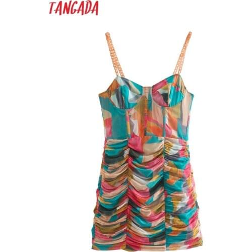 Цветные летние платья Tangada China At AliExpress