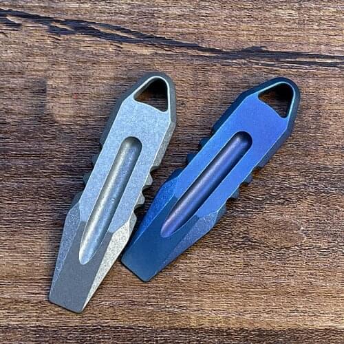 Titanium crowbar EDC portable multi-purpose gadget driver key chain pendant pendant
