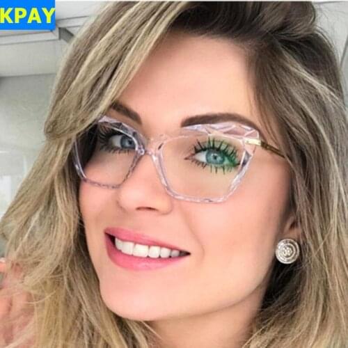 2019 Fashion Trending Styles Brand Square Glasses Frames Women Optical Computer Glasses Oculos De Grau Feminino Armacao Frame