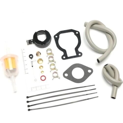 398453 Outboard Carburetor Rebuild Kit With Float for Johnson Evinrude BRP Outboard 4HP 4.5HP 5HP 6HP 7.5HP 8HP 9.HP 14HP 15HP