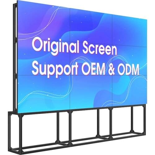 46 inch 3.5mm lcd video wall 3x3 monitor video wall with samsung lcd video wall